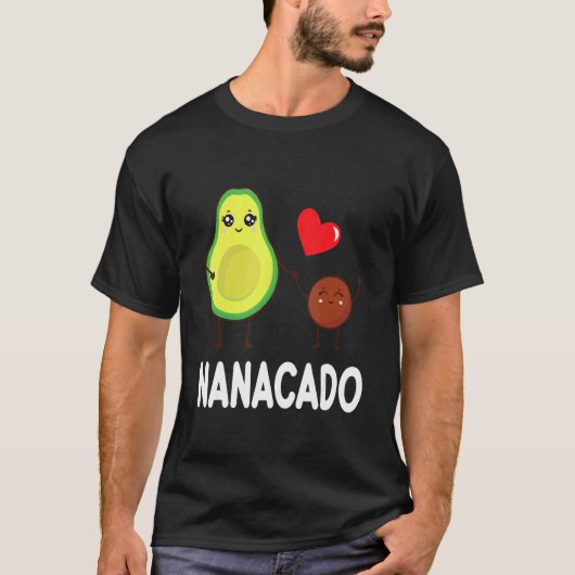 Avocados Dancing Together Happy Avocado Day Nanaca Tシャツ (正面)