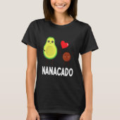 Avocados Dancing Together Happy Avocado Day Nanaca Tシャツ (正面)