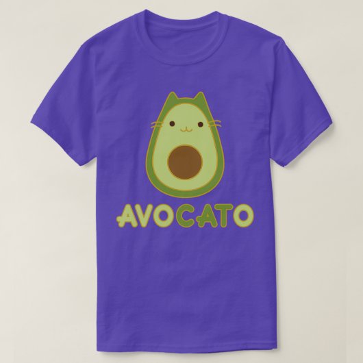 AvoCAToアボカドキャットガトアグアカテ Tシャツ (デザイン正面)