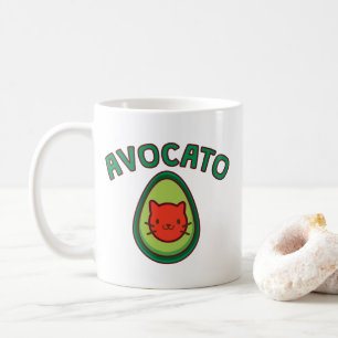 Avocato猫およびアボカドのおもしろいな猫好き コーヒーマグカップ