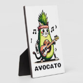 Avocato - おもしろい Pixel Art Avocado Cat 遊's Bass フォトプラーク (側面)