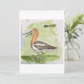 Avocet Greeting Card 招待状 (スタンド正面)