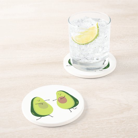 AVOCUDDLEのアボカドのデザインは コースター (側面)