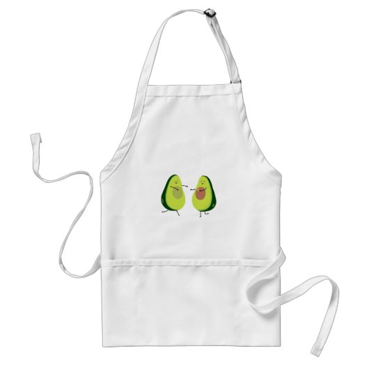 AVOCUDDLEのアボカドのデザインは スタンダードエプロン (正面)