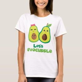 Avocuddleのアボカドのユーモアを許可します Tシャツ