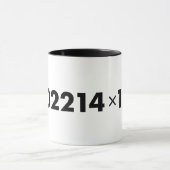 Avogadroの数マグ マグカップ (中央)