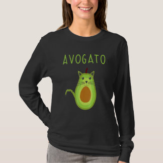 Avogato Cinco De Mayo  Cinco De Meow Cat Avocado Tシャツ