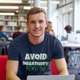 Avoit Negativity Funny Math Tシャツ