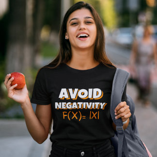 Avoit Negativity Funny Math  Tシャツ