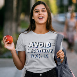 Avoit Negativity Funny Math  Tシャツ