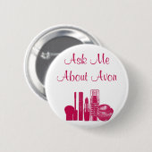 Avonについて私に尋ねて下さい 缶バッジ (正面&裏面)