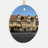 AvonにStratfordのシェークスピアの出生地 セラミックオーナメント (右)