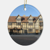 AvonにStratfordのシェークスピアの出生地 セラミックオーナメント (左)