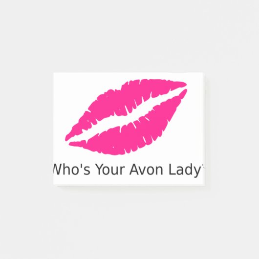 Avonのあなたの女性はだれであるかLips ポストイット (正面)