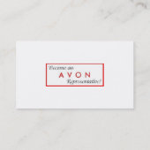 Avonの名刺 名刺 (裏面)