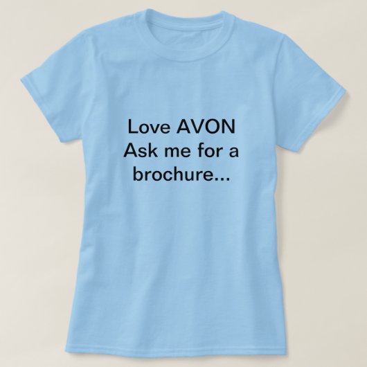 AVONの女性ワイシャツ Tシャツ (デザイン正面)