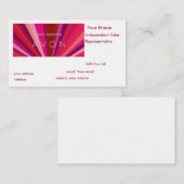 Avonの販売代理人 名刺 (正面/裏面)