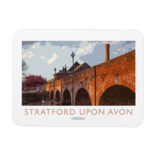 Avonの鉄道ポスターにStratford マグネット