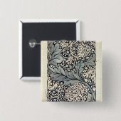 AvonのChintz、c.1886のためのデザイン 缶バッジ (正面&裏面)