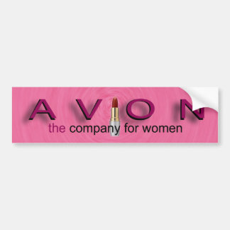 AVONは女性のための会社バンパーステッカーを飾ります バンパーステッカー