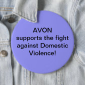 Avonは家庭内暴力に対する戦いを支えます 缶バッジ (インサイチュ)