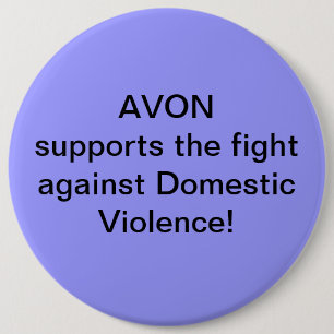 Avonは家庭内暴力に対する戦いを支えます 缶バッジ