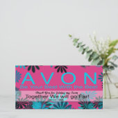 AVONは私のチームカードを結合するために感謝していしています サンキューカード (スタンド正面)