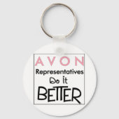 Avonセールス担当がキーチェーンを強化 キーホルダー (正面)