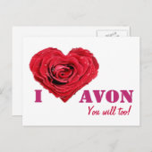 AVONポストカードが大好き ポストカード (正面/裏面)