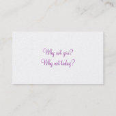 Avon 名刺 (裏面)