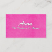 Avon 名刺 (裏面)