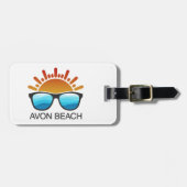 Avon Beach North Carolina Sunglasses ラゲッジタグ (正面横)