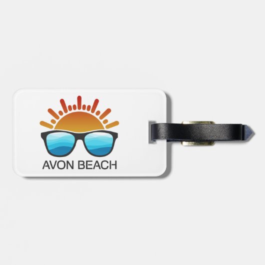 Avon Beach North Carolina Sunglasses ラゲッジタグ (裏面横)