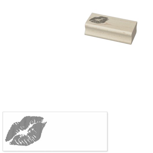 Avon Beauty Lips Label ラバースタンプ (押印)