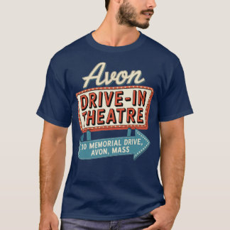 Avon Drive-In TheaterレトロMassachusetts Drive-In Tシャツ