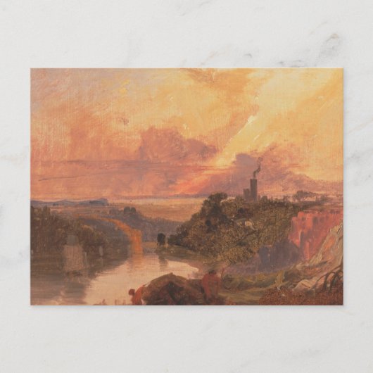 Avon Gorge at Sunset Francis Danby Oil Painting ポストカード (正面)