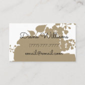 Avon Instagramロゴピンク金ゴールド釉薬 名刺 (裏面)