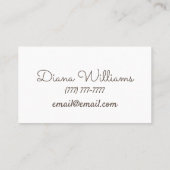 Avon Instagramロゴ美学Busi 名刺 (裏面)