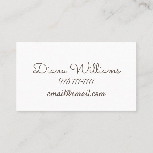 Avon Instagramロゴ美学Busi 名刺 (裏面)