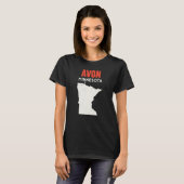 Avon Minnesota USA State America Travel Minnesotan Tシャツ (正面フル)