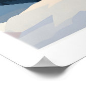 Avoriaz French Ski Poster Skiing Wall Art 1 ポスター (角)