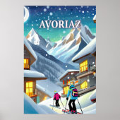 Avoriaz : Poésie Hivernale dans les Cimes Alpines ポスター (正面)