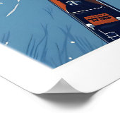 Avoriaz Portes du Soleil Slopes Print French ポスター (角)