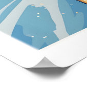 Avoriaz Poster - Winter Chalets Print French Ski ポスター (角)