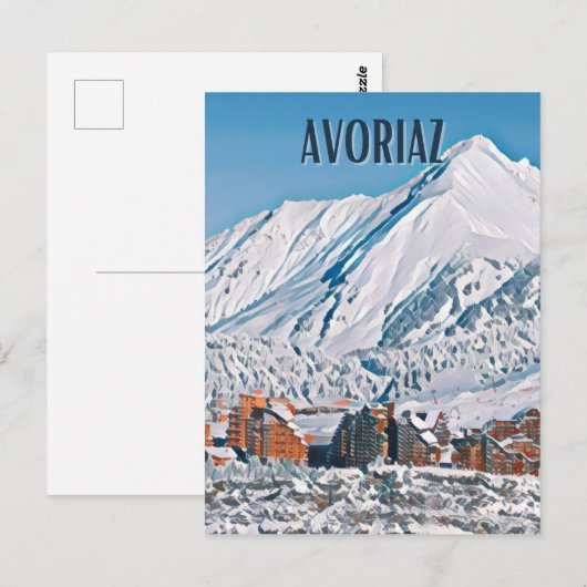 Avoriaz Station de ski  ポストカード (正面/裏面)