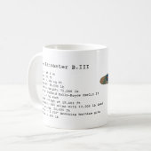 Avroランカスターのマグ コーヒーマグカップ (正面左)