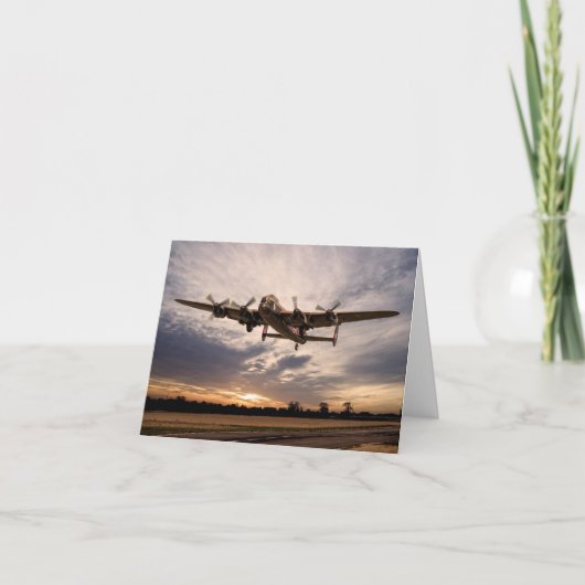 AvroランカスターKB726ヴィエラ カード (正面)