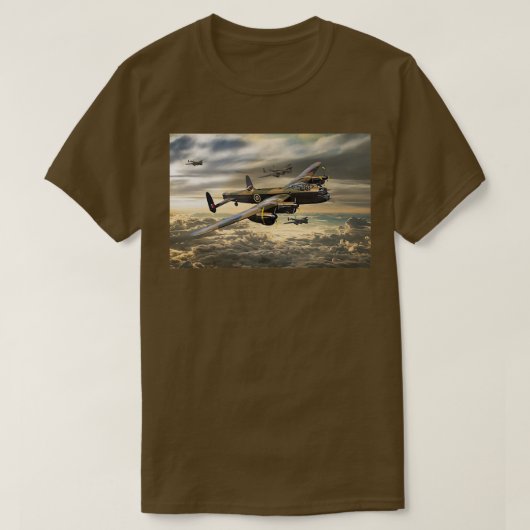 Avro Lancaster (2)  Tシャツ (デザイン正面)