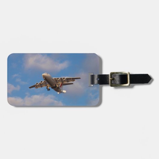 Avro RJ85ジェットランディング ラゲッジタグ (正面横)