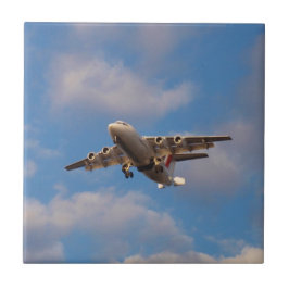 Avro RJ85ジェット機の着陸 タイル